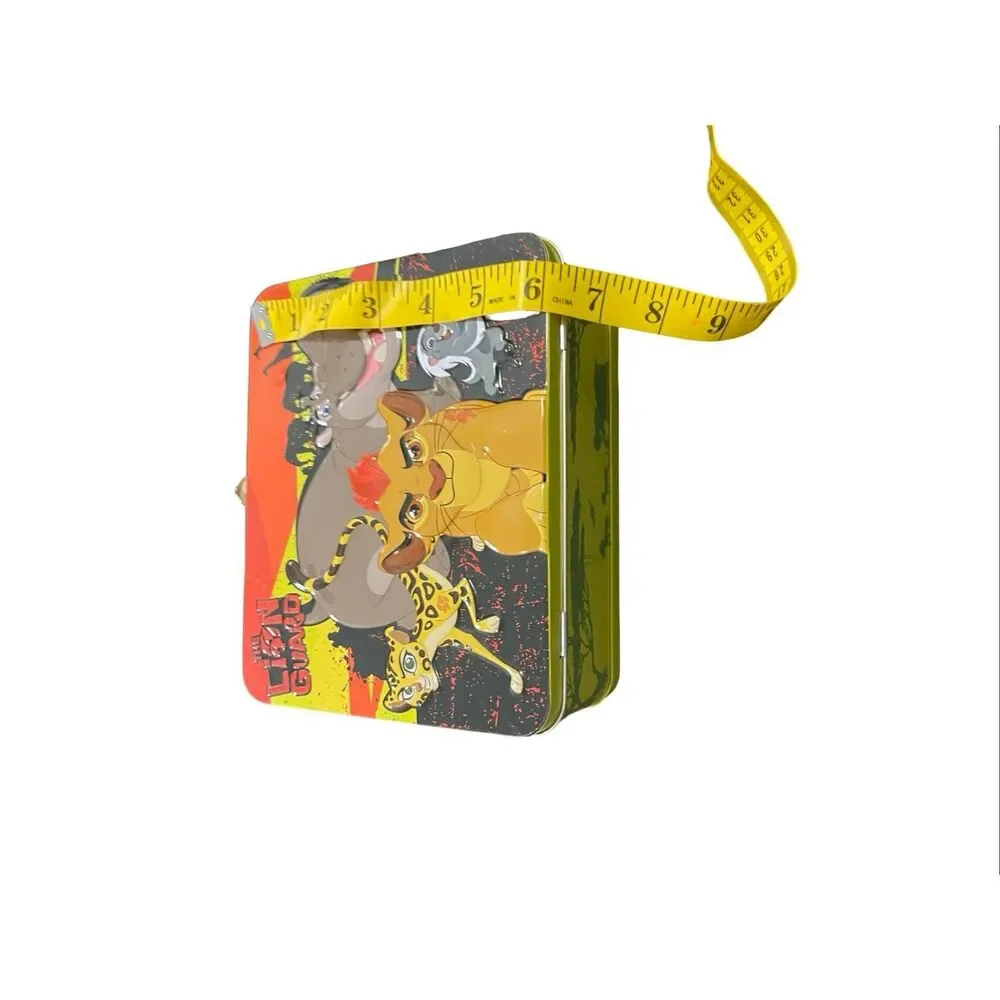 The Lion Guard Hippo Cheetah Zoo Animals Disney 3D Metal Lunch Box With Puzzle